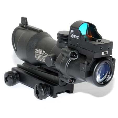 TA31 Riflescope 4X32 Scope with Auto Red Dot-Black